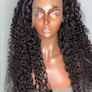 Custom 28’ HD Lace Curly Human hair wig ready to ship